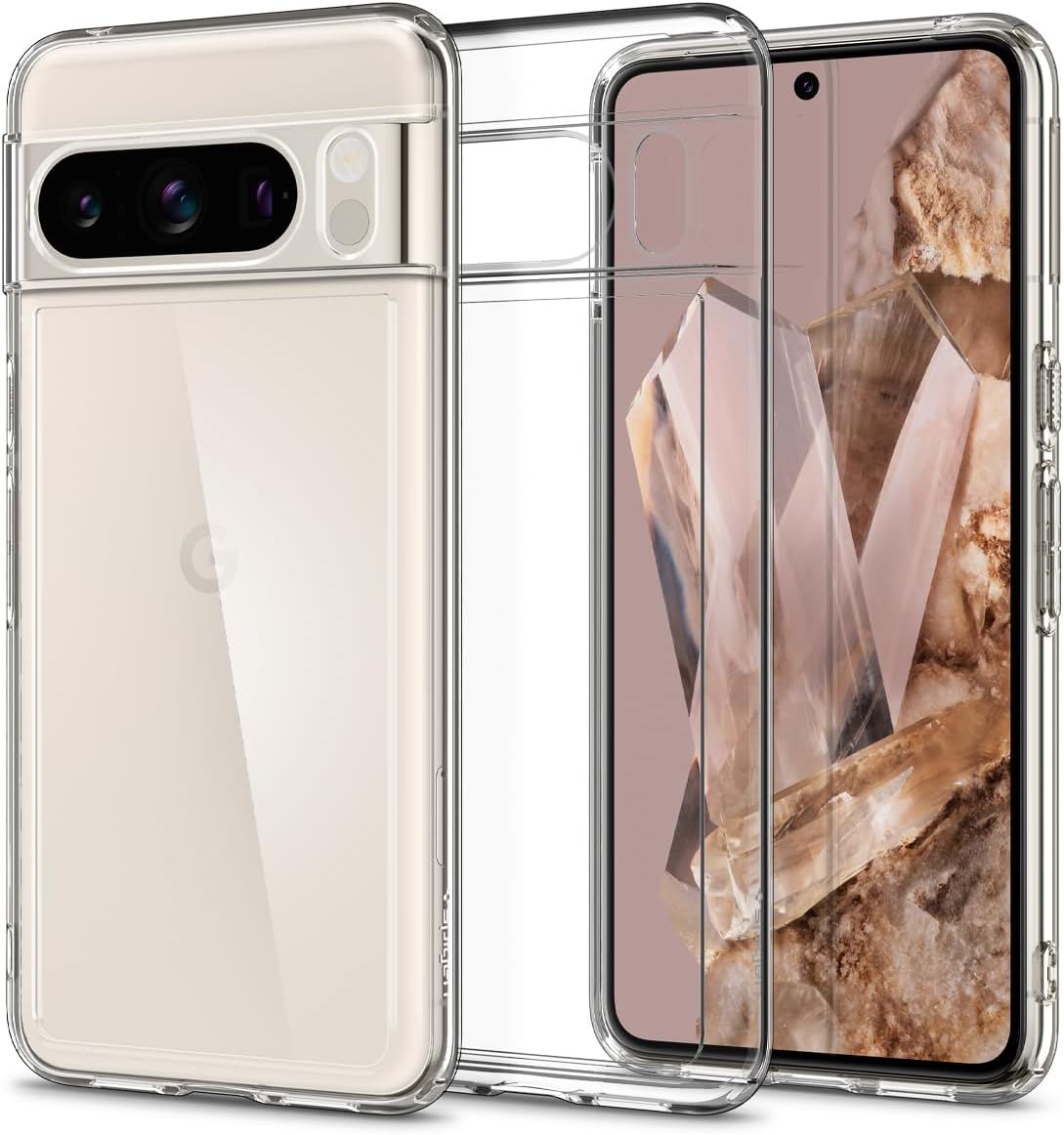 Spigen Ultra Hybrid Designed for Pixel 8 Pro Crystal Clear