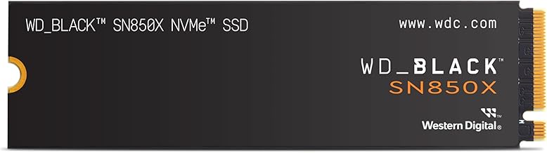 WD_BLACK 2TB SN850X NVMe Internal Gaming SSD Solid State Drive - Gen4 PCIe, M.2 2280, Up to 7,300 MB/s - WDS200T2X0E