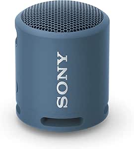 Sony SRS-XB13 EXTRA BASS Wireless Bluetooth Portable Lightweight Compact Travel Speaker, IP67 Waterproof &amp; Durable for Outdoor, 16 Hour Battery, USB Type-C, Removable Strap, &amp; Speakerphone, Light Blue