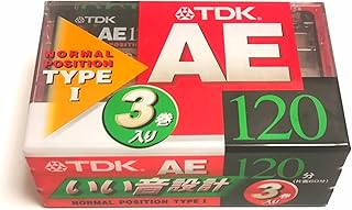 TDK オーディオ カセットテープ AE 120分 3本セット AE-120XF