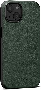 Woolnut Leather Case for iPhone 14, Green (WN-IP14-C-1826-GN)