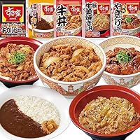 すき家 食べ比べセット5種20食【牛丼×牛カルビ丼×豚生姜焼き丼×炭火やきとり丼×横濱カレー】【どんぶり/おかず】 (冷凍食品 レンジか湯せんで簡単調理)