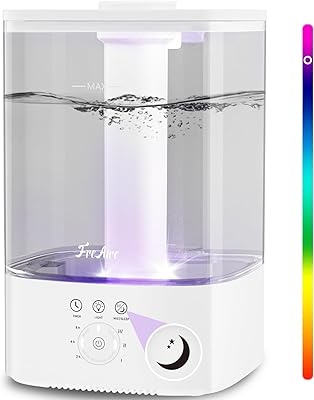 Cool Mist Humidifiers for Bedroom, Black