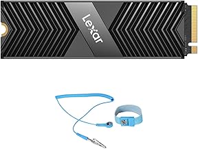 Lexar NM800 Pro 2TB PCIe Gen4 NVMe M.2 Internal SSD with Heatsink, Bundle with Green Extreme 6' Anti-Static Wrist Strap