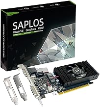 SAPLOS Geforce GTX 750 Ti Graphics Card, 4GB GDDR5 128-bit, DVI-D, HDMI, VGA, Low Profile, Video Card PC, GPU, PCI Express...