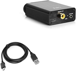BoxWave ケーブル FiiO E10K USB DAC対応 - DirectSyncケーブル 丈夫な充電と同期ケーブル FiiO E10K USB DAC用
