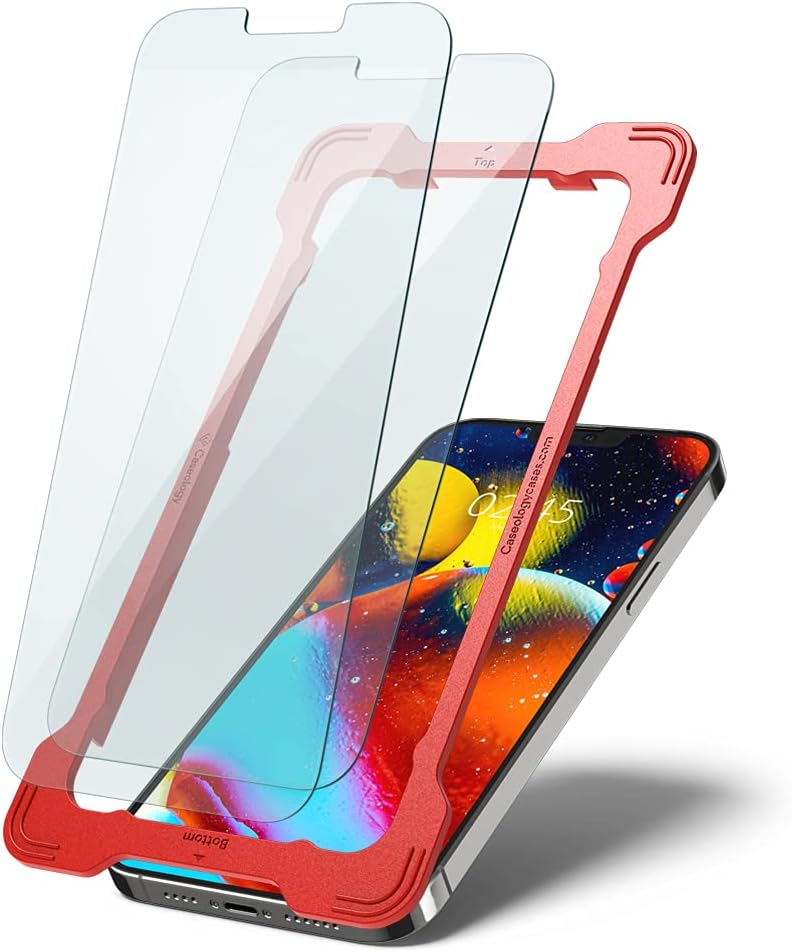 Caseology 2 Pack Snap Fit Clear Tempered Glass