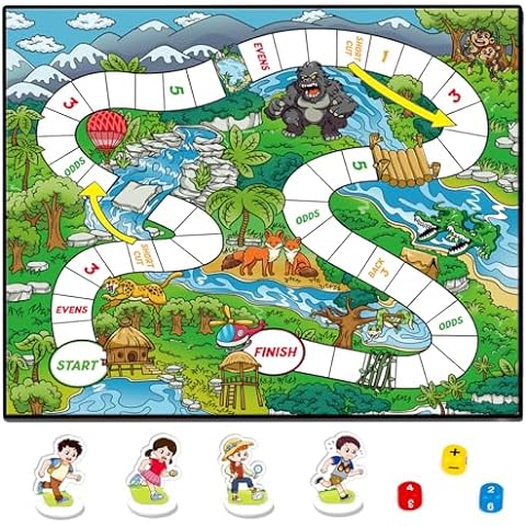 Math Board Games for Kids,Addition & Subtraction Game,Educational Learning Board Ga...