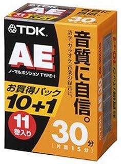 TDK オーディオカセットテープ AE 30分11巻パック [AE-30X11G]