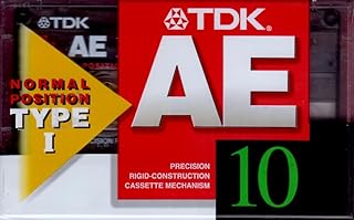 TDK カセットテープ AE 10分 ノーマル/TYPEⅠ