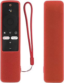 シリコンリモコンカバーSuitable for Xiaomi 2022 Mi TV Stick 4K Box XMRM-M2リモコン 防水、防塵、 衝撃プルーフ、軽量 専用カバー（赤）