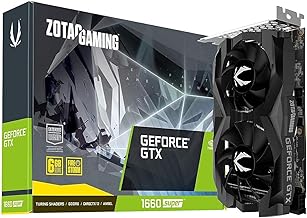 ZOTAC GeForce GTX 1660 Super 6GB GDDR6 192-bit Gaming Graphics Card, Super Compact, ZT-T16620F-10L