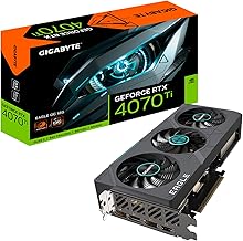 GIGABYTE GeForce RTX 4070 Ti Eagle OC 12G (rev. 2.0) Graphics Card, 3X WINDFORCE Fans, 12GB 192-bit GDDR6X, GV-N407TEAGLE ...