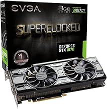 EVGA GeForce GTX 1070 SC GAMING ACX 3.0 Black Edition, 8GB GDDR5, LED, DX12 OSD Support (PXOC) 08G-P4-5173-KR (Renewed)