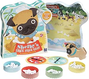 Educational Insights Shelby&#39;s Snack Shack Game, Preschool Math Game with Spinner for 2-4 Players, Fun Family Board Game for Kids Ages 3 4 5