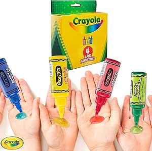 Crayola Hand Sanitizer for Kids, Pack of 4 Antibacterial Gel Bottles for Back to School Supplies, 2 fl oz/ea