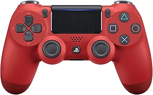 【純正品】ワイヤレスコントローラー (DUALSHOCK 4) マグマ・レッド (CUH-ZCT2J11)