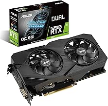 ASUS GeForce RTX 2060 Overclocked 6G GDDR6 Dual-Fan EVO Edition VR Ready HDMI DisplayPort DVI Graphics Card (DUAL-RTX2060-...