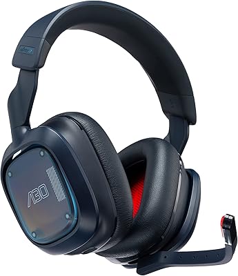 Logitech G Astro A30 Lightspeed Wireless Gaming Headset, Bluetooth, Dolby Atmos/3D Audio Compatible, Detachable Boom, 27h Battery, for Xbox, PS5, PS4, Nintendo Switch, PC, Android â?? Blue