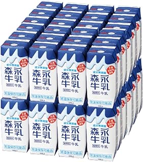 森永牛乳（常温保存可能）　200ｍｌｘ24x2　中京工場製造 カートン