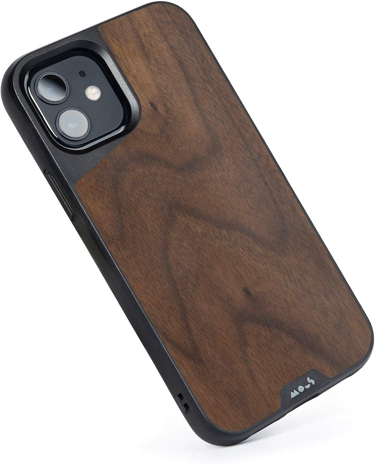 Mous - Protective Case for iPhone 12 Mini - Limitless 3.0 - iPhone 12 Mini Case - Walnut