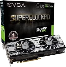 EVGA GeForce GTX 1070 SC GAMING ACX 3.0 Black Version, 8GB GDDR5 LED, DX12 OSD Support (PXOC) 08G-P4-5173-KR