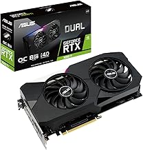 ASUS Dual NVIDIA GeForce RTX 3060 Ti V2 OC Edition Gaming Graphics Card (PCIe 4.0, 8GB GDDR6 Memory, LHR, HDMI 2.1, Displa...