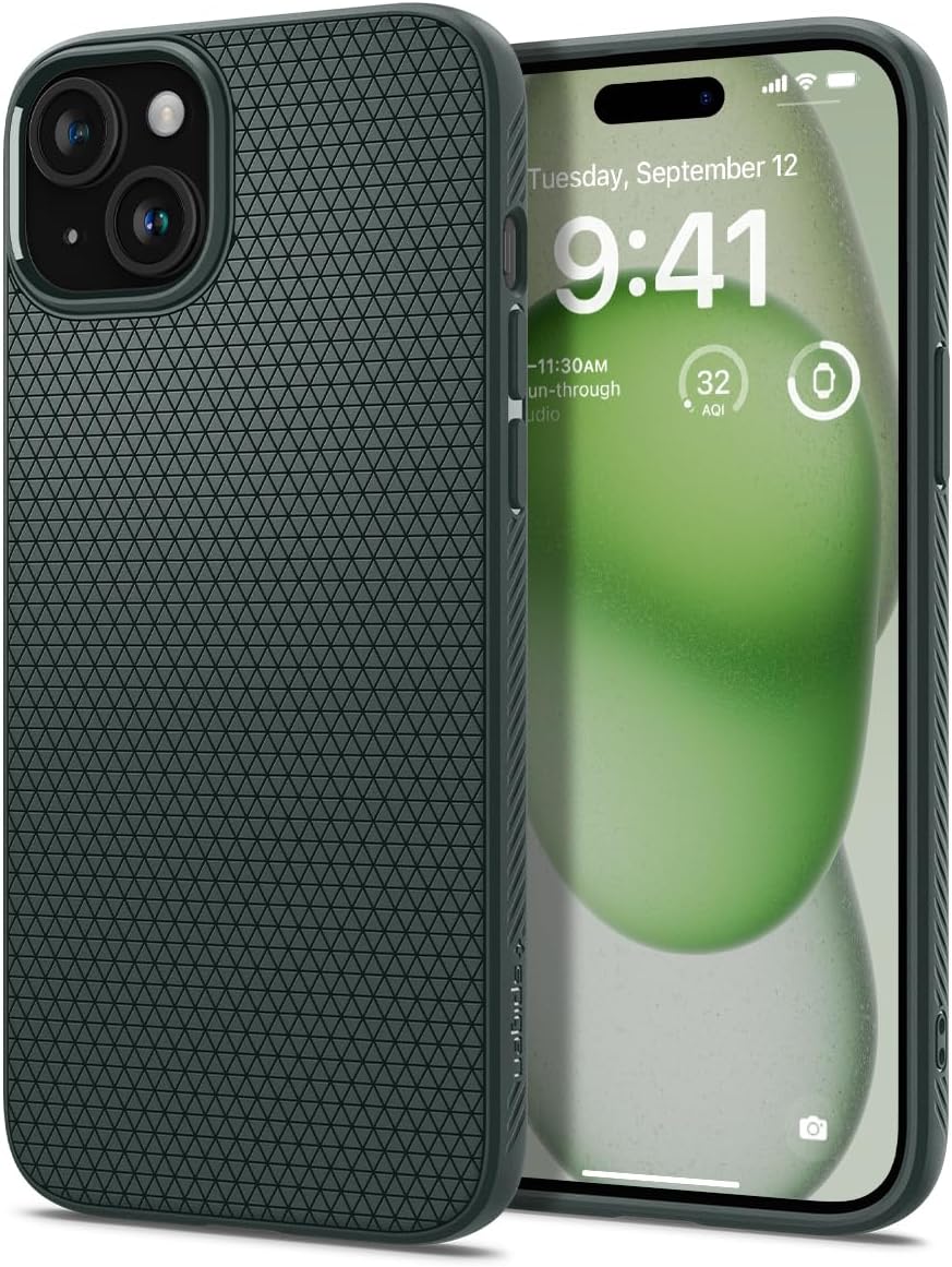 Spigen Liquid Air Armor Designed for iPhone 15 Plus