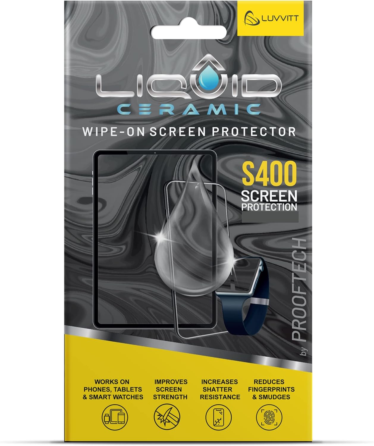 LIQUID CERAMIC Glass Screen Protector with $400 Coverage