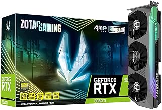 ZOTAC GAMING GeForce RTX™ 3080 Ti AMP Holo 12GB GDDR6X 384-bit 19 Gbps PCIE 4.0 Graphics Card, HoloBlack, IceStorm 2.0 Adv...