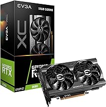 EVGA GeForce RTX 3060 XC Gaming, 12G-P5-3657-KR, 12GB GDDR6, Dual-Fan, Metal Backplate