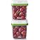 Rubbermaid FreshWorks Saver, Medium Produce Storage Containers, 2-Pack, 7.2 Cup, Clear, 2 Count