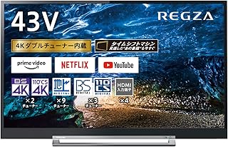 東芝 43V型 液晶テレビ レグザ 43Z730X 4Kチューナー内蔵 外付けHDD タイムシフトマシン対応 （2019年モデル）