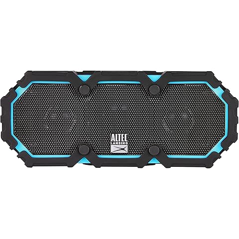 Altec Lansing Mini LifeJacket 2 - IP67 Waterproof Floating Bluetooth Speaker For Pool And Travel, Shockproof and Snowproof Portable Speaker for Outdoor, 30ft Range and 10 Hour Playtime