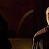 Christopher Lee and Ian McDiarmid in Star Wars: Episode II - Attack of the Clones (2002)