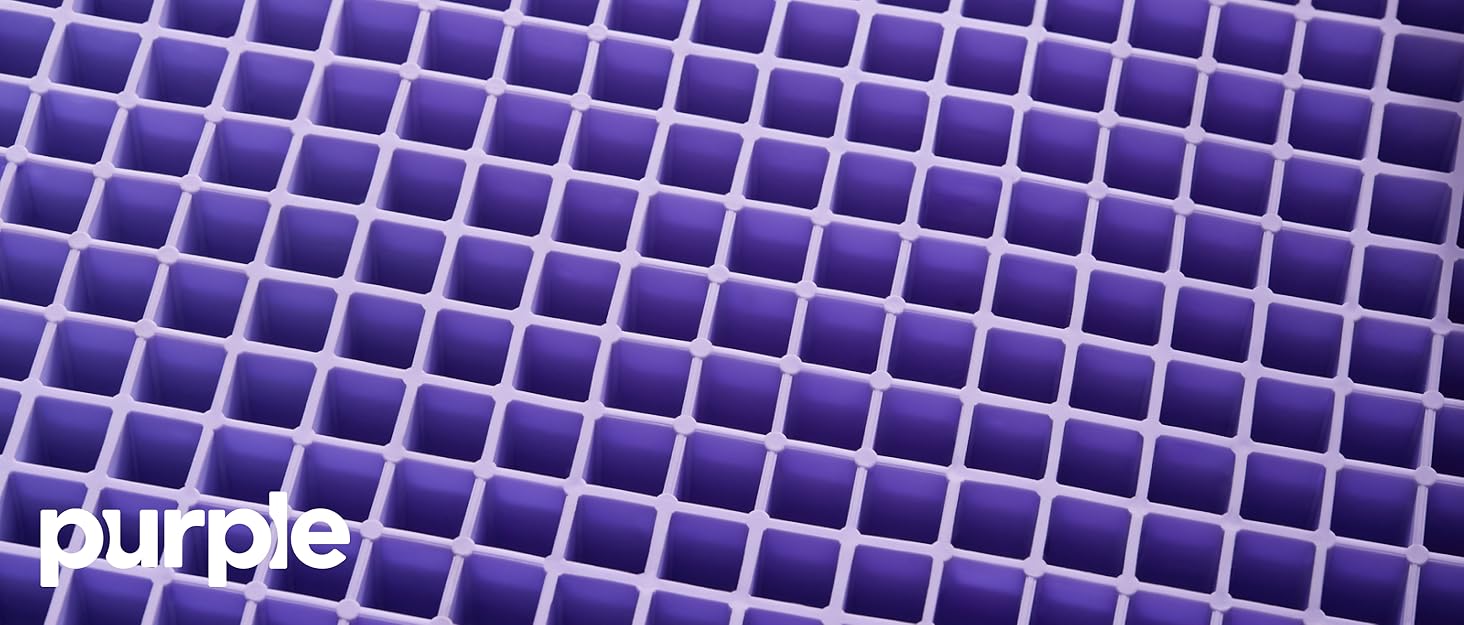 purple logo on GelFlex grid (computer)