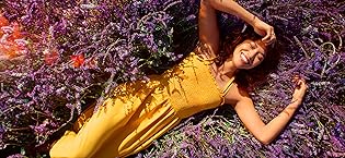 Woman in lavender field