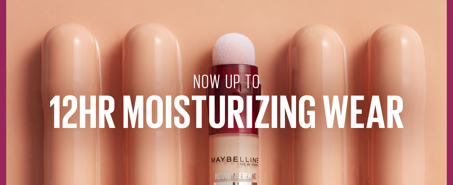 now up to 12hr moisturizing wear