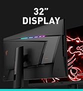 MSI MPG321UR QD 32" Gaming Monitor, 3840 x 2160 (UHD), IPS with Quantum Dot, 1ms, 144Hz, G-Sync C...