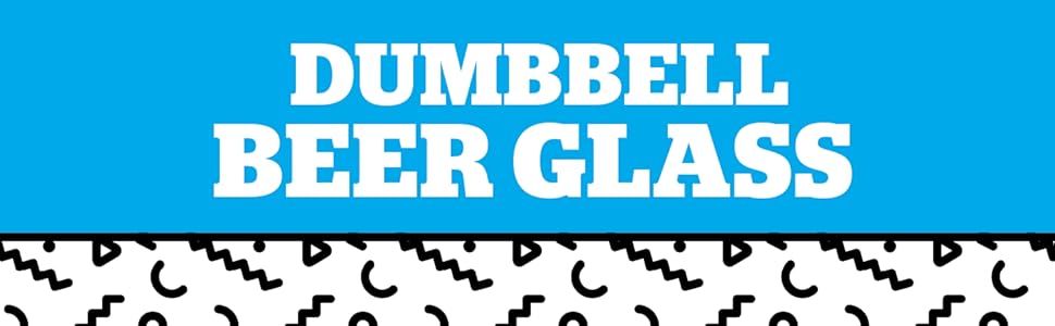 Dumbbell Beer Glass, BMBG-BB