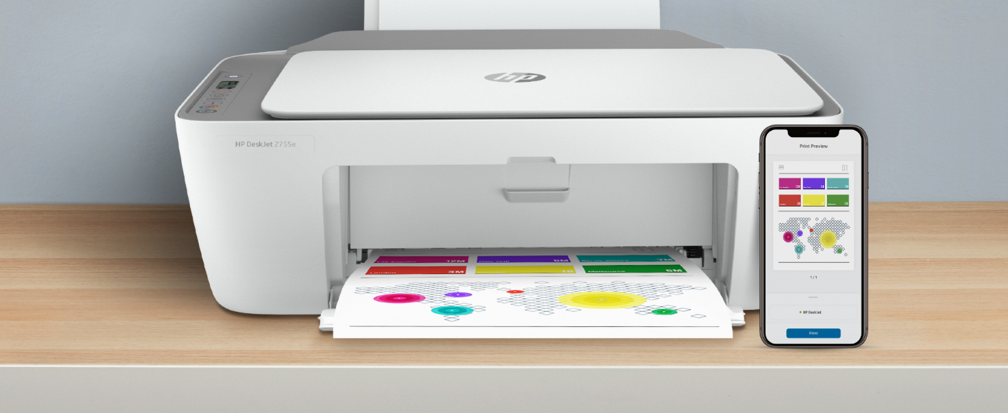 deskjet 2755e all in one printer hp+