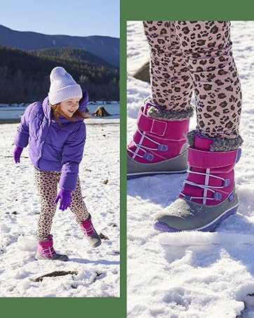 seasonal boots in snow