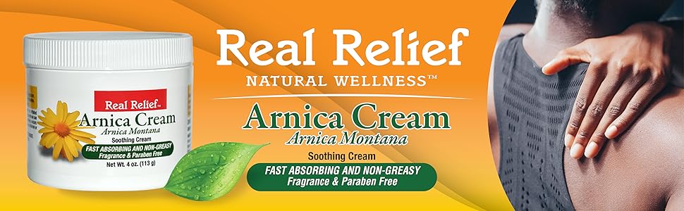 Real Relief Arnica Cream soothing cream