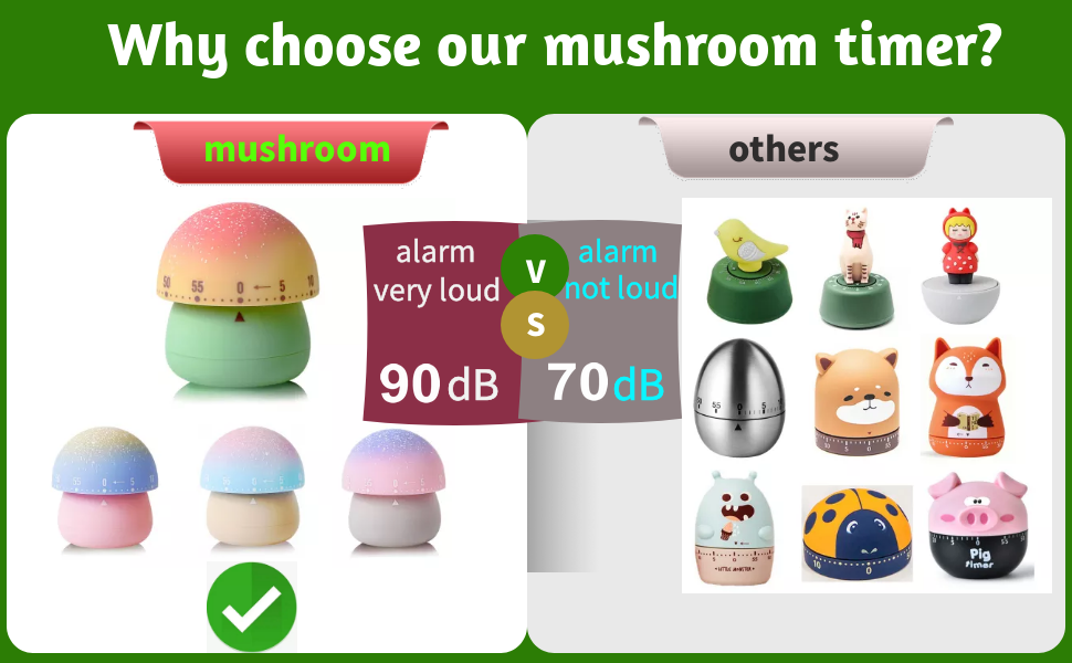 cute mushroom timer