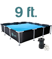 9 ft square pool