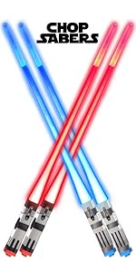 CHOPSABERS Lightsaber Chopsticks Light Up Star Wars Frost Tips