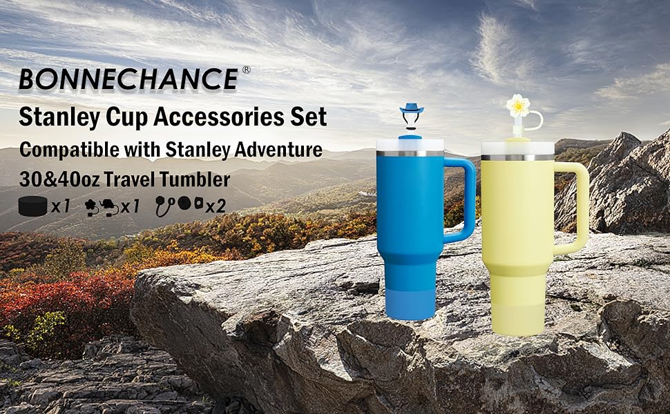 stanley cup accessories set compatible with stanley adventure 30 &40oz tumbler 