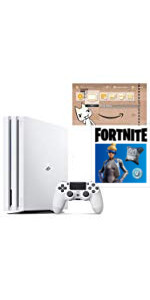 PlayStation 4 Pro グレイシャー・ホワイト 1TB Fortniteバンドル (CUH-7200BB02)(Amazon限定特典付)