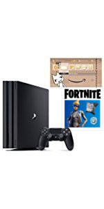 PlayStation 4 Pro ジェット・ブラック 1TB Fortniteバンドル (CUH-7200BB01)(Amazon限定特典付)