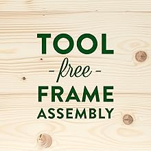 Tool free frame assembly